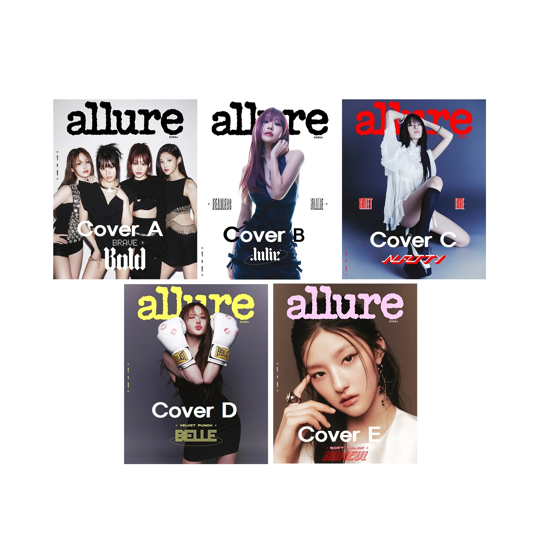 Allure Magazine Korea June 2025 KISS OF LIFE