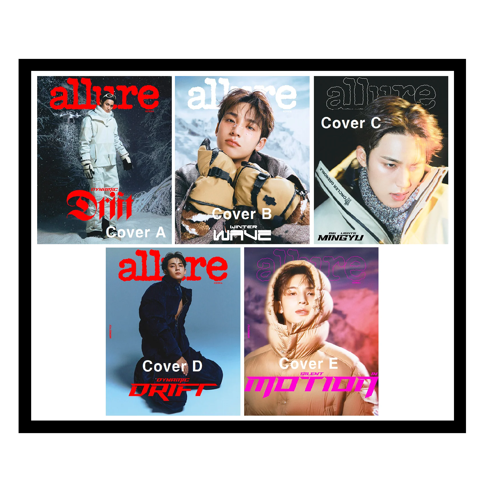 Allure Magazine Korea November 2025 MINGYU SEVENTEEN - Image 7