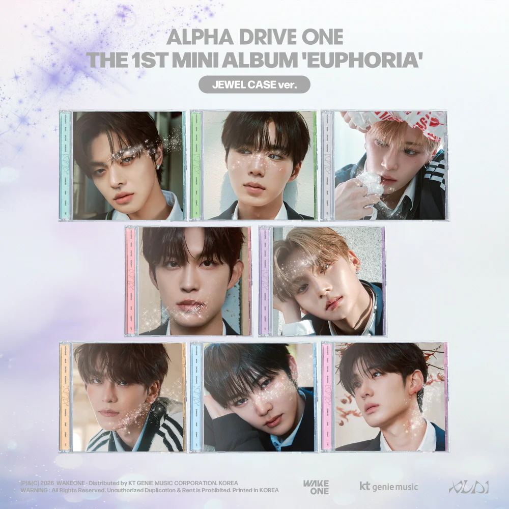Alpha Drive One - 1st Mini Album Euphoria Jewel Case version CD