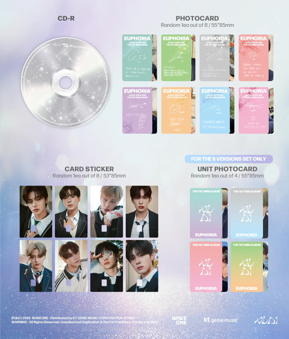 Alpha Drive One - 1st Mini Album Euphoria Jewel Case version CD - Image 4