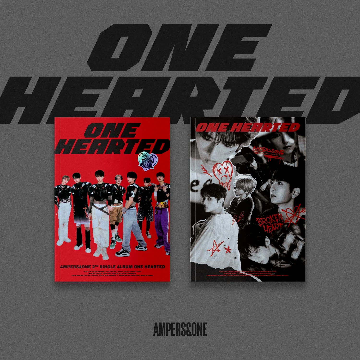 AMPERS&ONE - 2nd Single Album ONE HEARTED CD