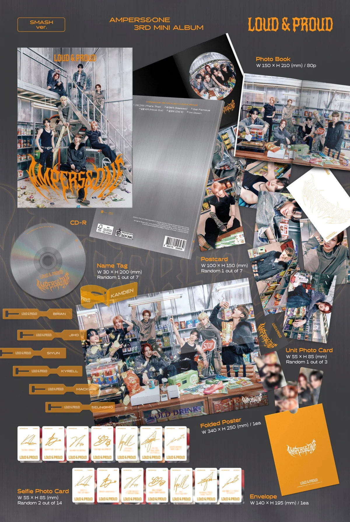 AMPERS&ONE - 3rd Mini Album LOUD & PROUD - Image 2
