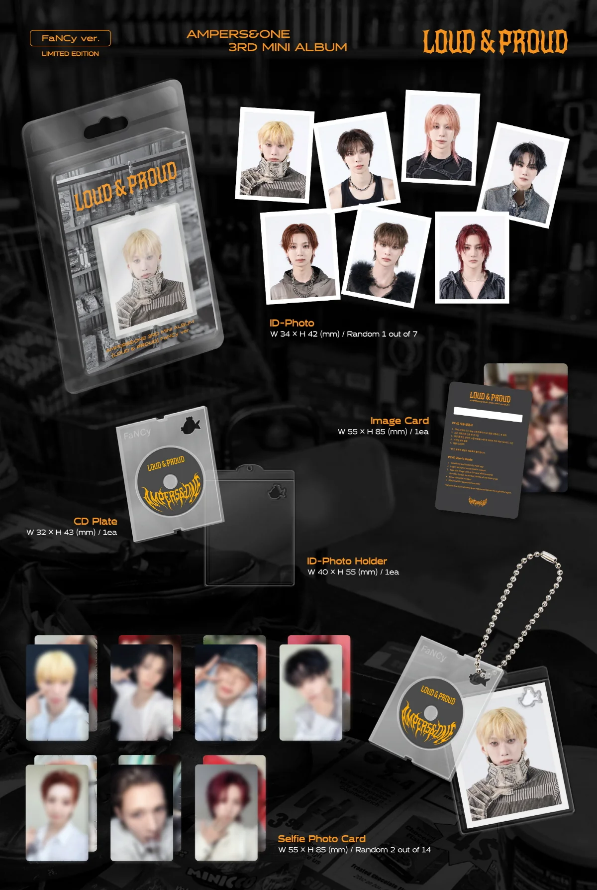 AMPERS&ONE - 3rd Mini Album LOUD & PROUD [FaNCy ver.] - Image 2