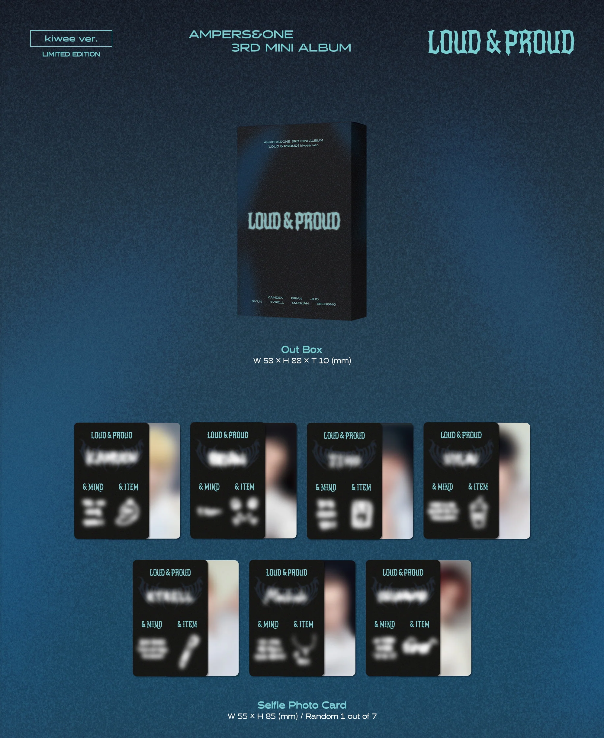 Ampers&One - 3rd Mini Album Loud & Proud Kiwee version Limited Edition - Image 3