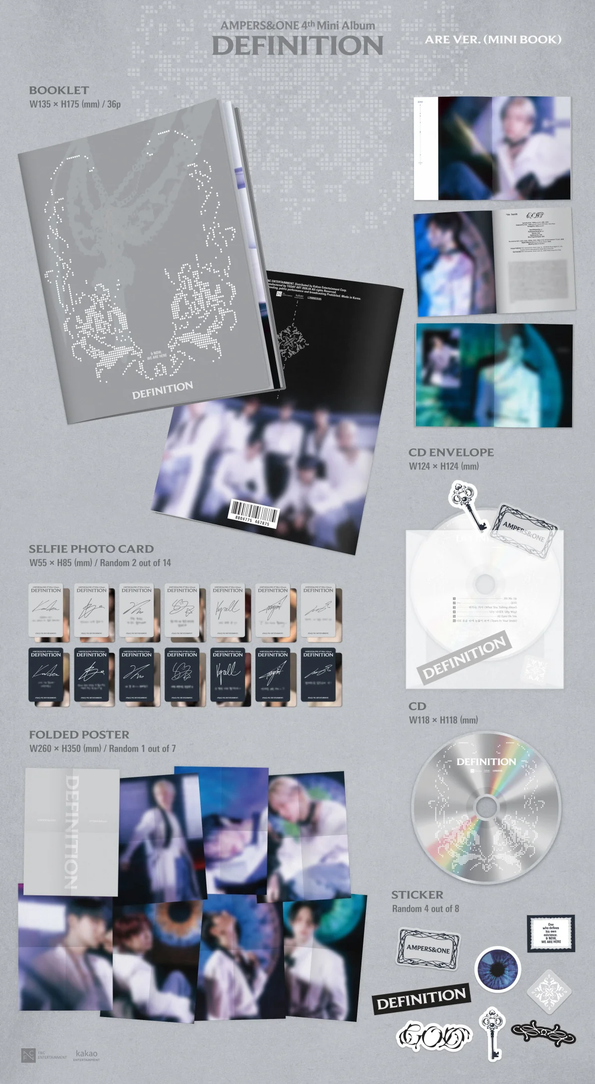 AMPERS&ONE - 4th Mini Album DEFINITION [ARE Ver.] - Image 2
