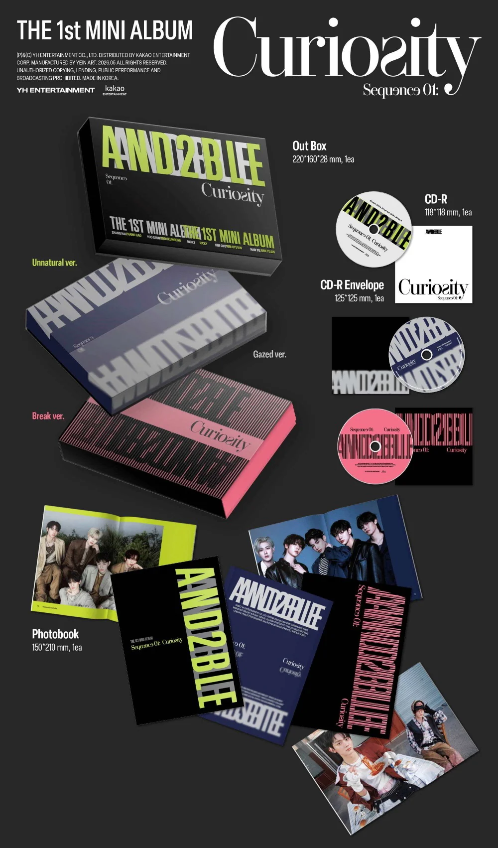 AND2BLE - 1st Mini Album Sequence 01: Curiosity - Image 2