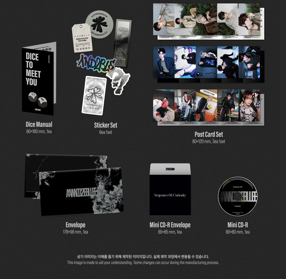 AND2BLE - 1st Mini Album Sequence 01: Curiosity [Curious ver.] - Image 3