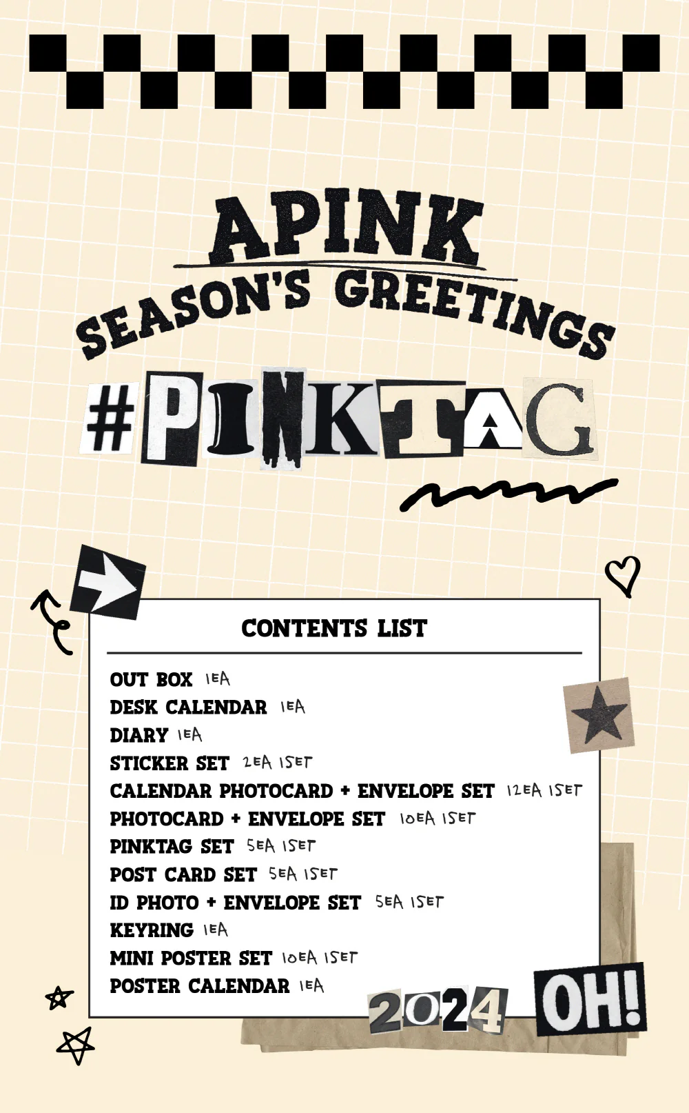 Apink - 2024 Apink SEASON'S GREETINGS [#PINKTAG] - Image 2