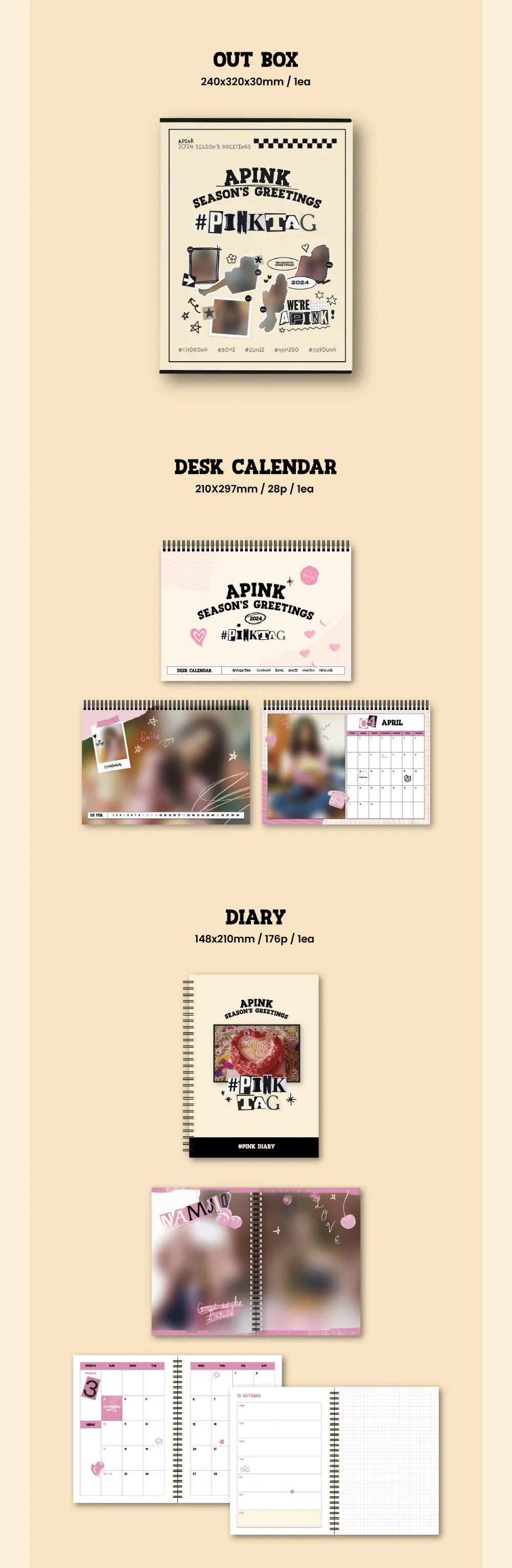 Apink - 2024 Apink SEASON'S GREETINGS [#PINKTAG] - Image 3