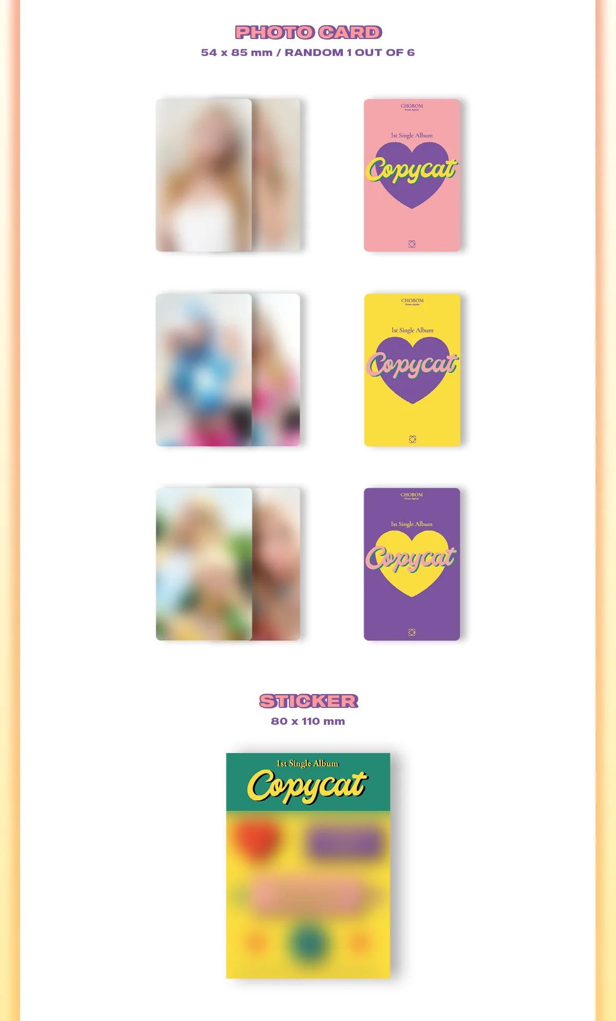APINK CHOBOM CHORONG & BOMI - Copycat (Platform ver) - Image 3