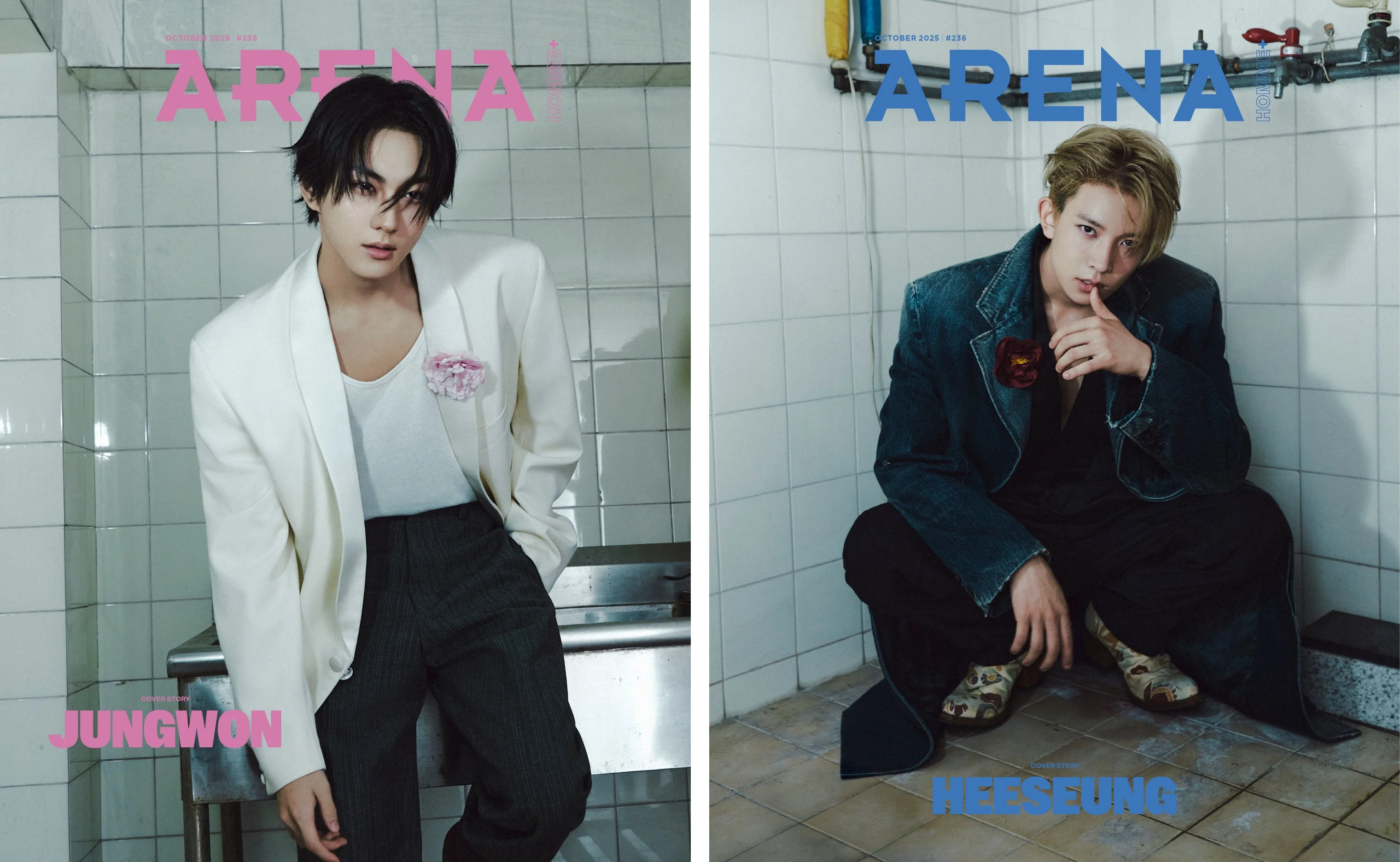 ARENA HOMME+ Korea Magazine October 2025 ENHYPEN - Image 3
