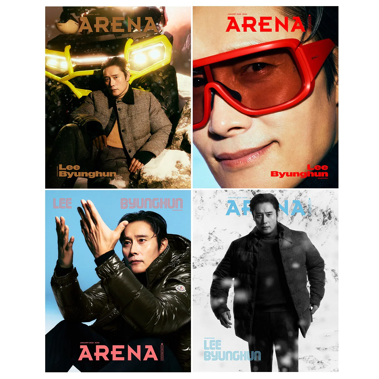 Arena Homme+ Magazine Korea January 2026 Lee Byunghun [Random ver.]