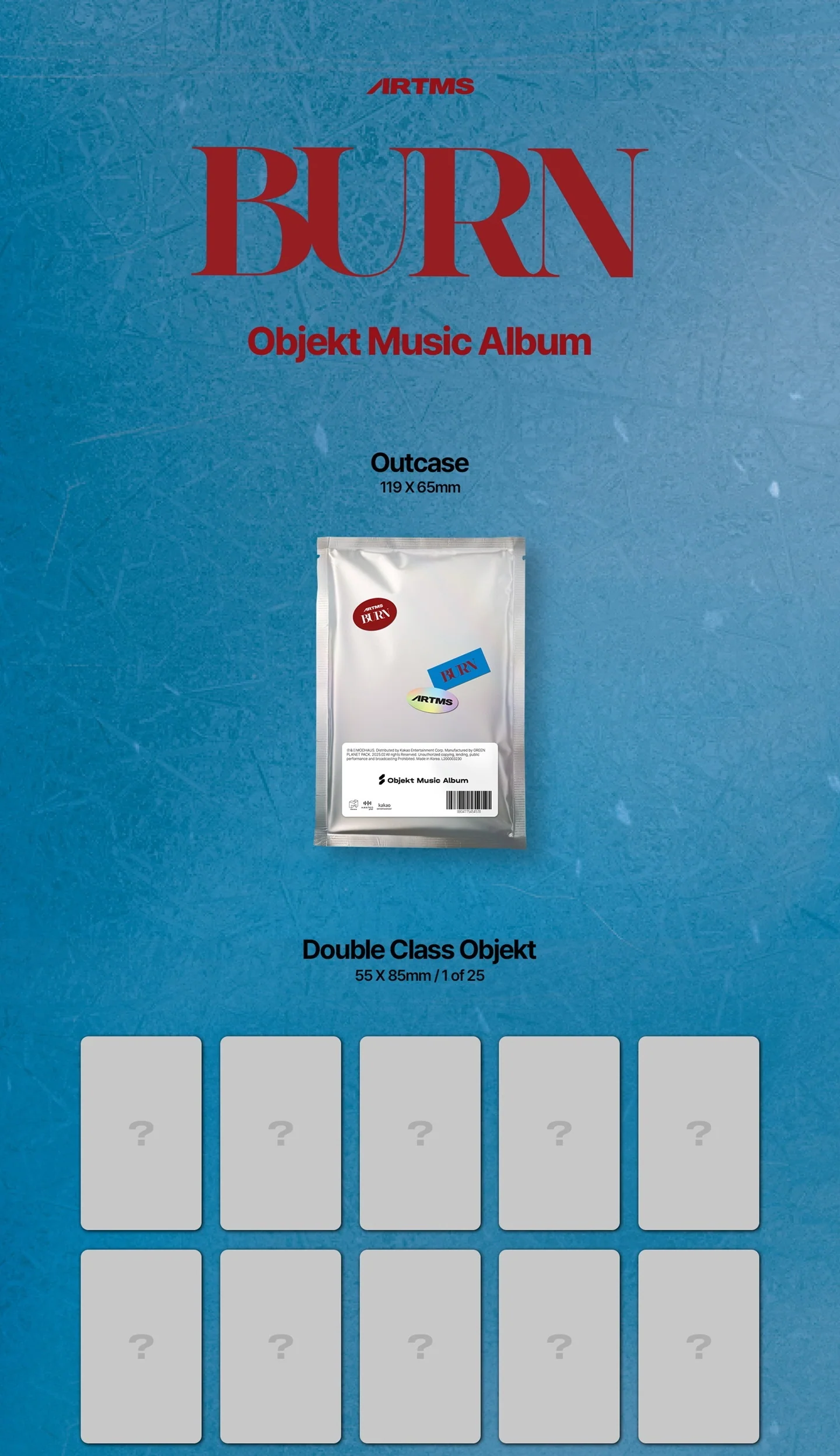 ARTMS - 1st Single Album BURN [Objekt Music Album ver.] - Image 2