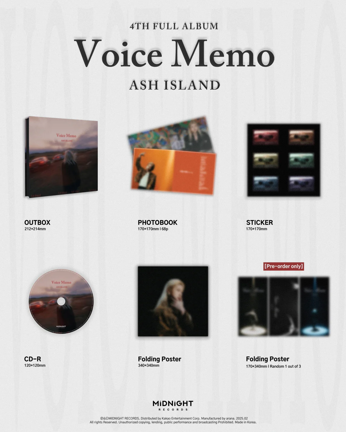 ASH ISLAND - Voice Memo (Vol.4) Album - Image 2