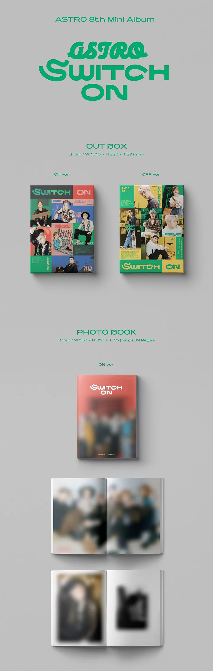 ASTRO - 8th Mini Album SWITCH ON CD - Image 2