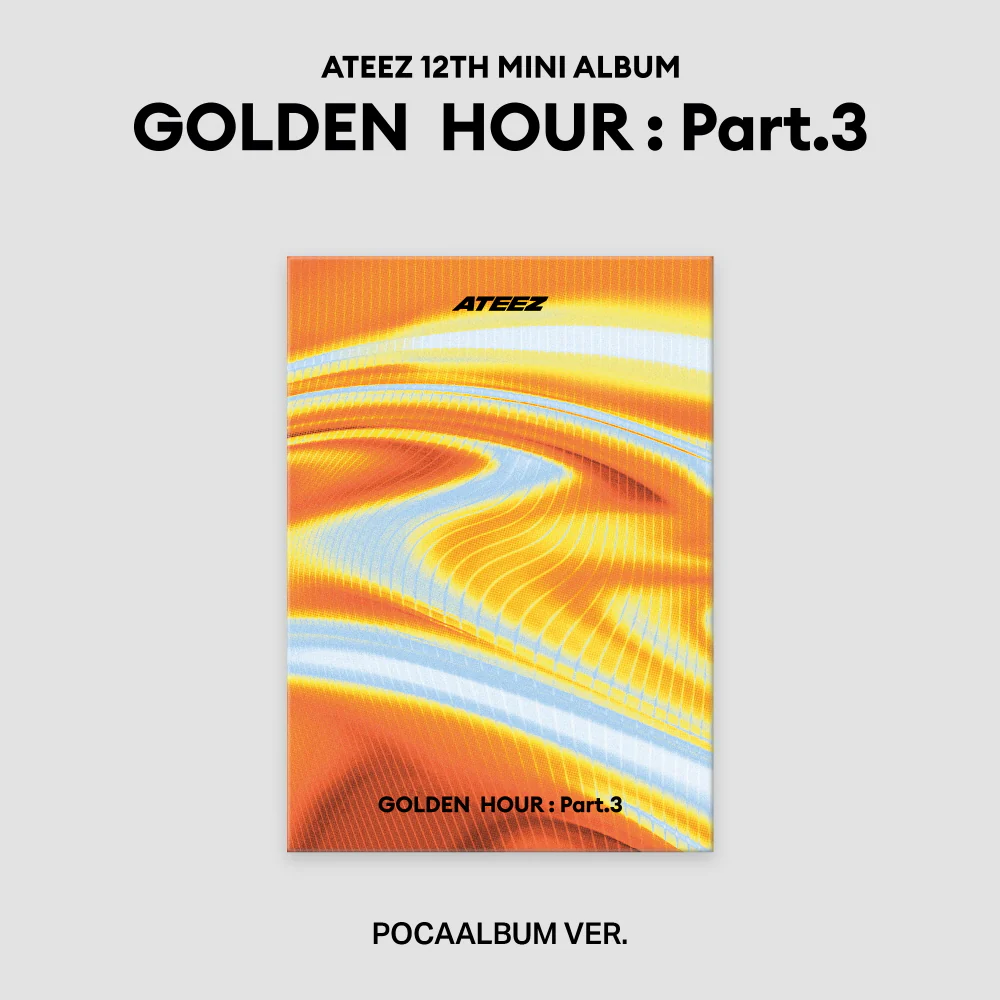 ATEEZ - 12th Mini Album GOLDEN HOUR : Part.3 [Pocaalbum Random ver.]