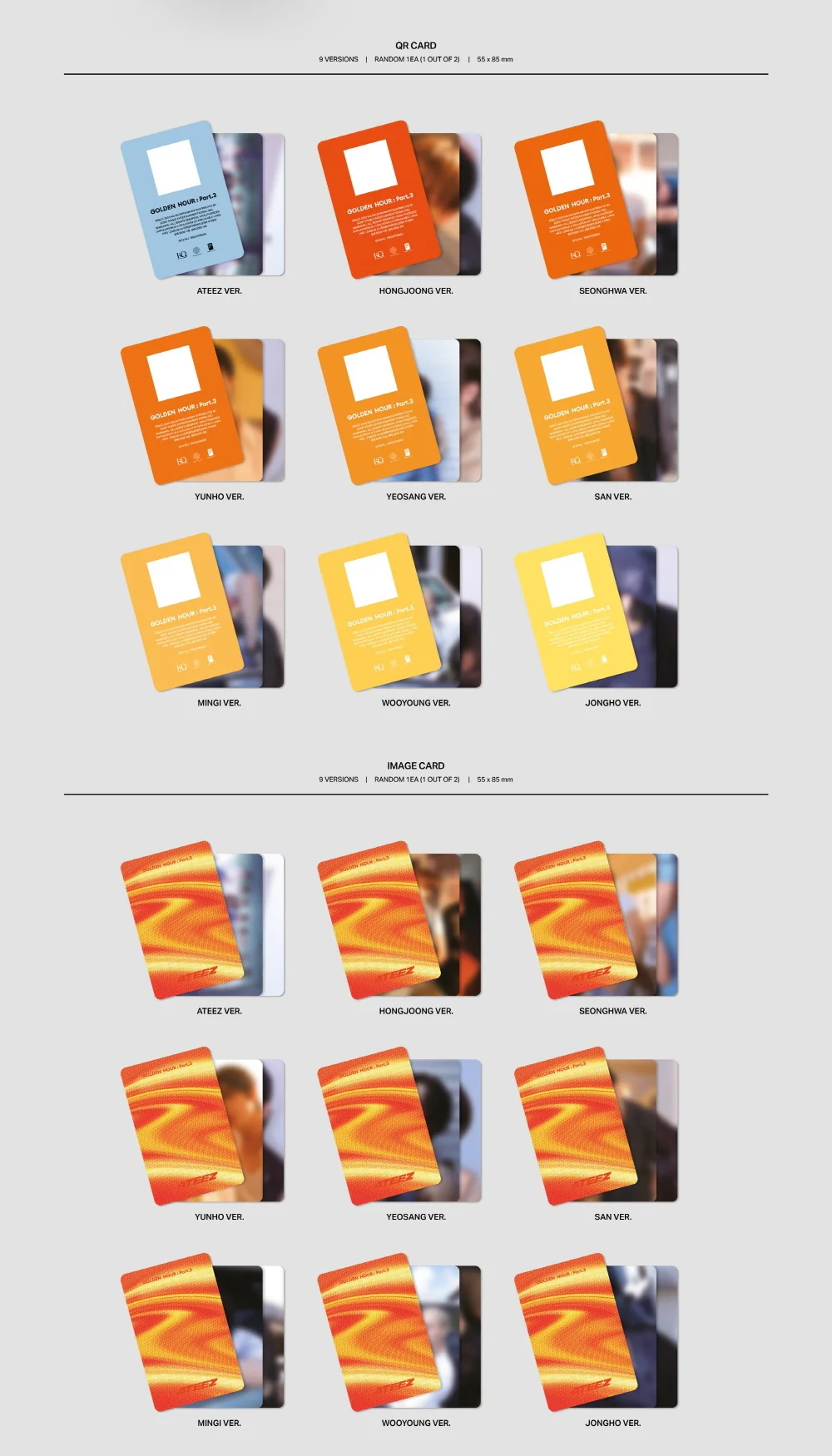 ATEEZ - 12th Mini Album GOLDEN HOUR : Part.3 [Pocaalbum Random ver.] - Image 3