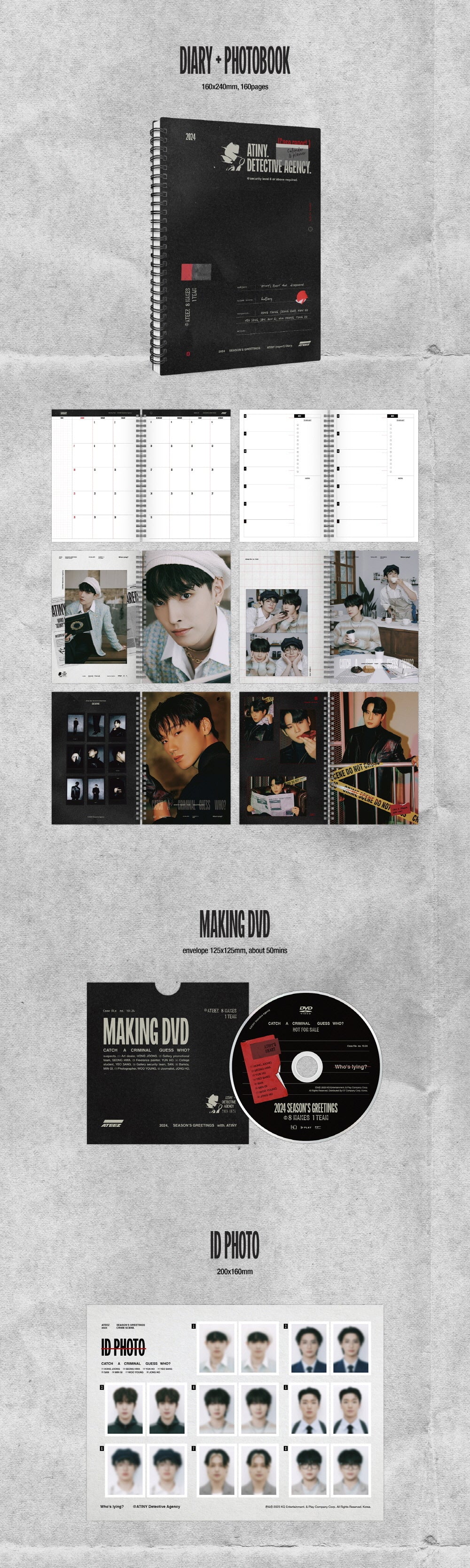 ATEEZ - 2024 SEASON'S GREETINGS - Image 3
