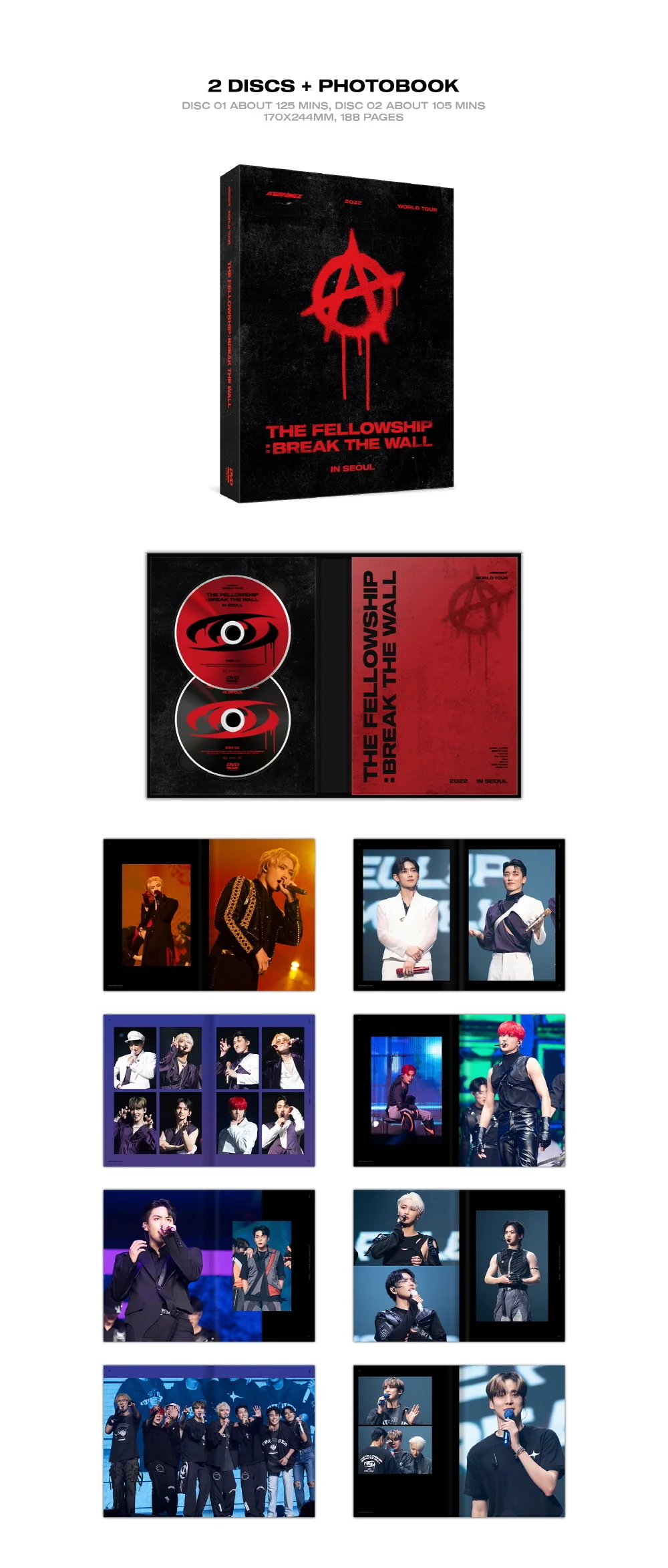ATEEZ - ATEEZ WORLD TOUR [THE FELLOWSHIP : BREAK THE WALL] IN SEOUL DVD - Image 3