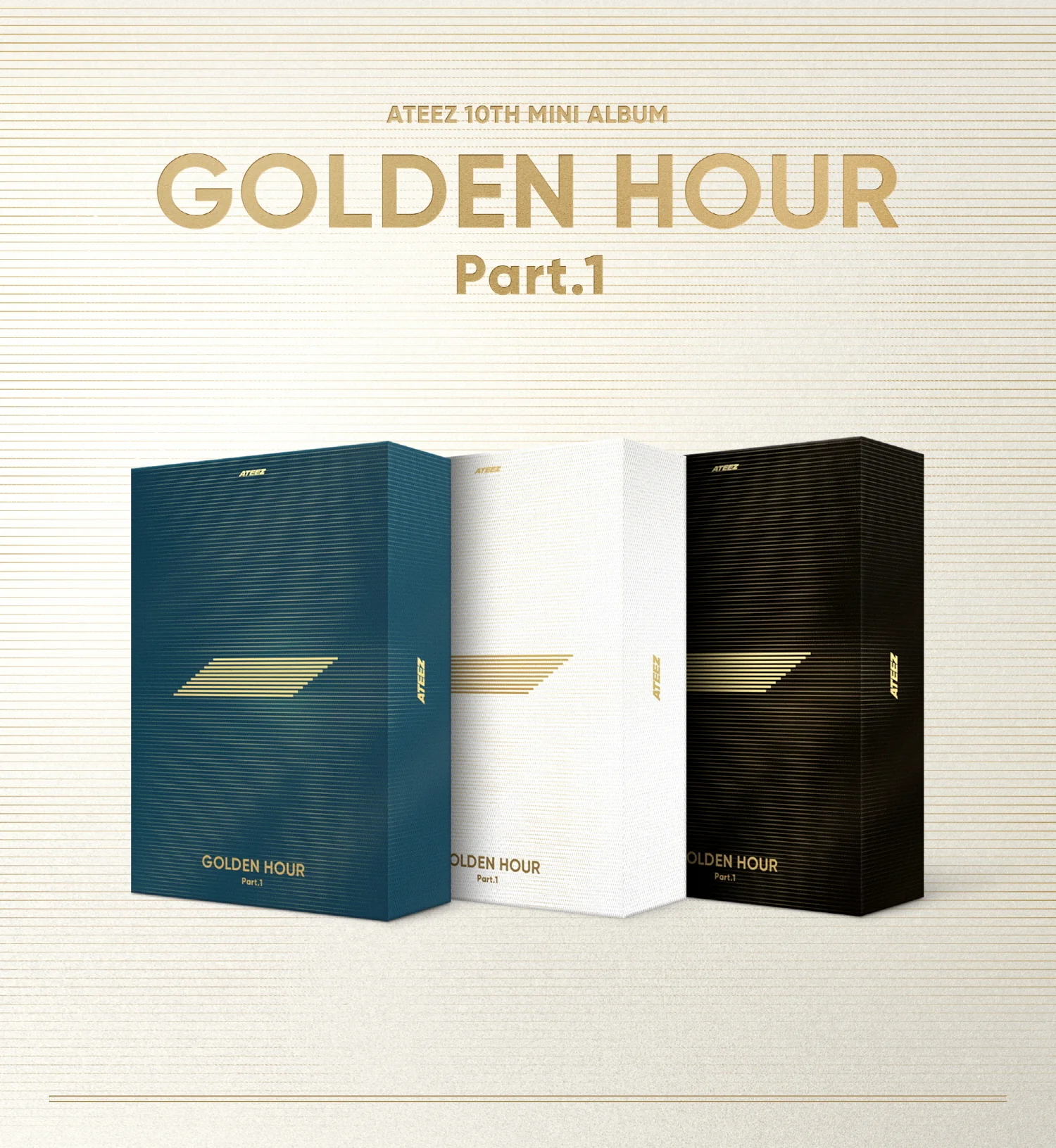 ATEEZ - GOLDEN HOUR : Part.1 (10th Mini Album) - Image 2