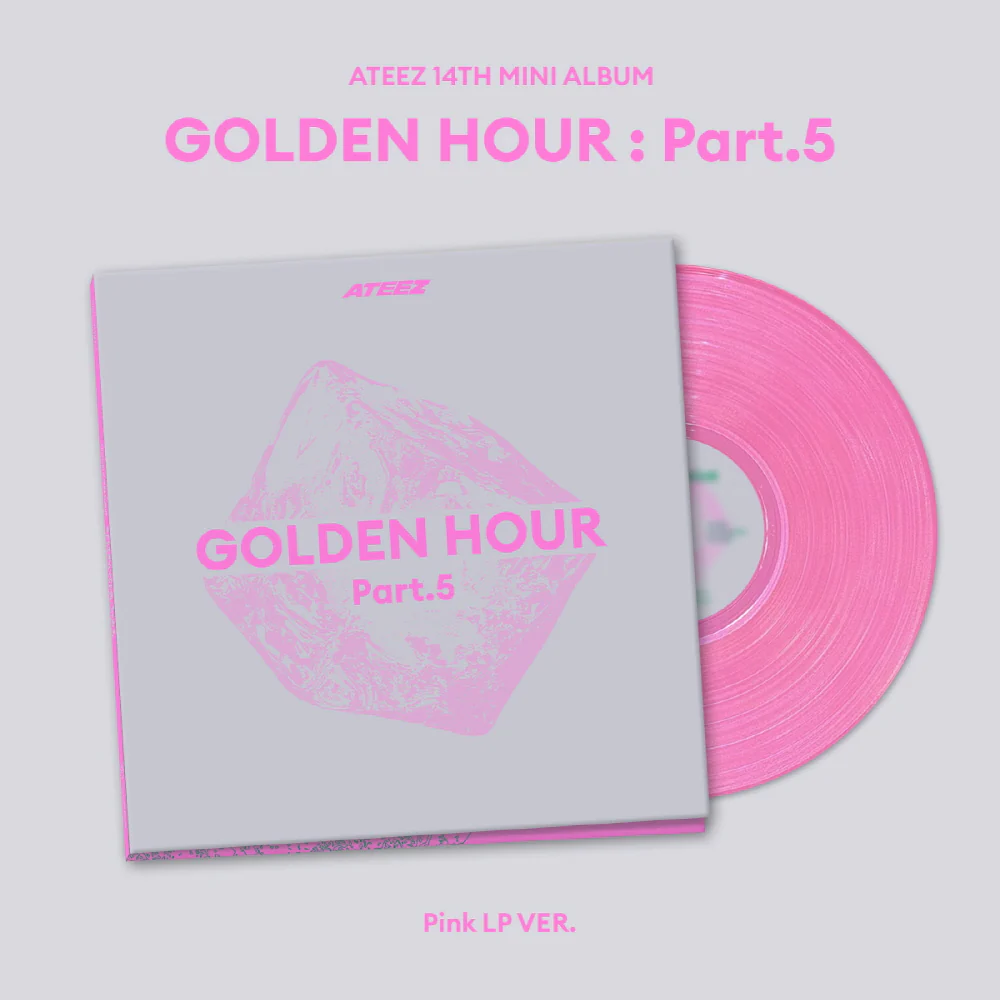 ATEEZ - GOLDEN HOUR : Part.5 [Pink LP VER.]