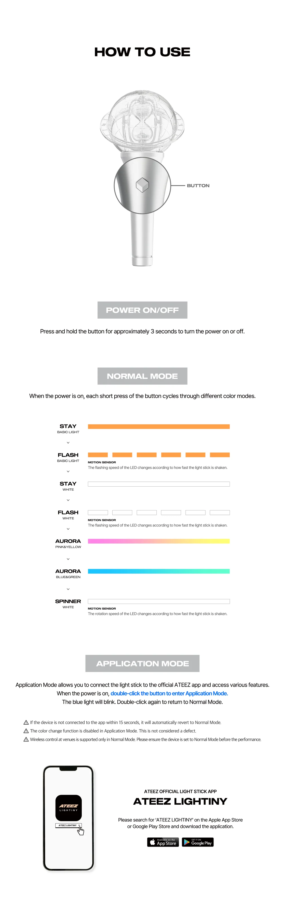 ATEEZ OFFICIAL LIGHT STICK ver.3 - Image 4