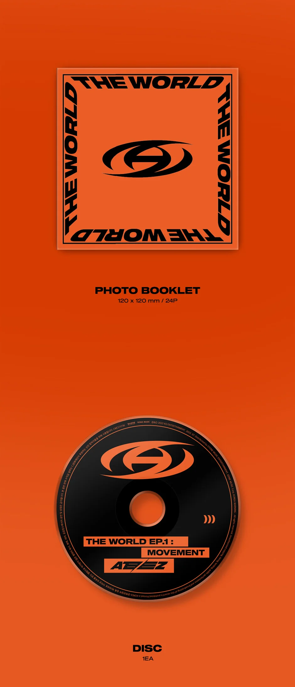 ATEEZ - THE WORLD EP.1 : MOVEMENT [Digipak / Cover Selectable] - Image 3
