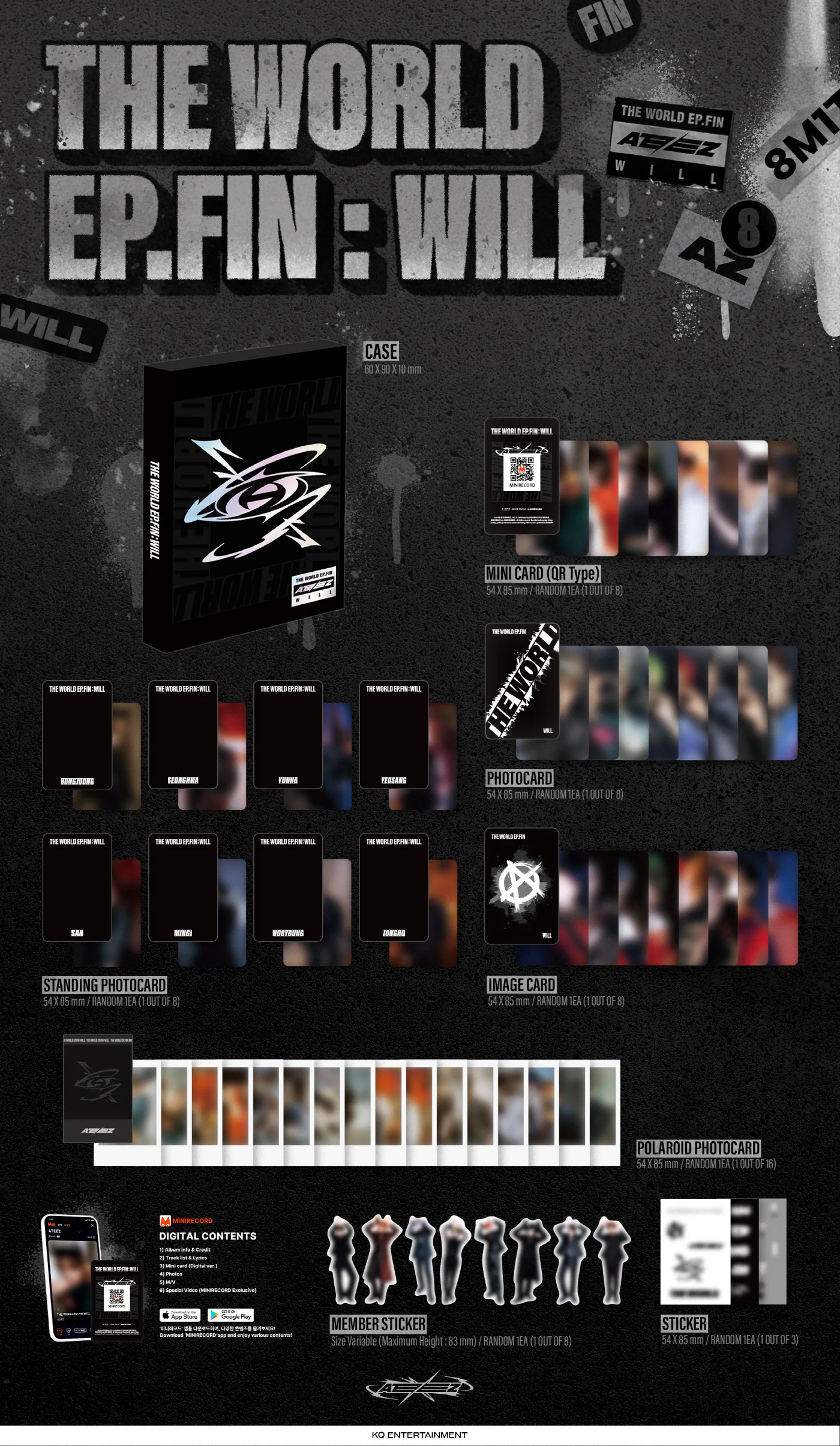 ATEEZ - THE WORLD EP.FIN : WILL [PLATFORM VER.] Album - Image 2
