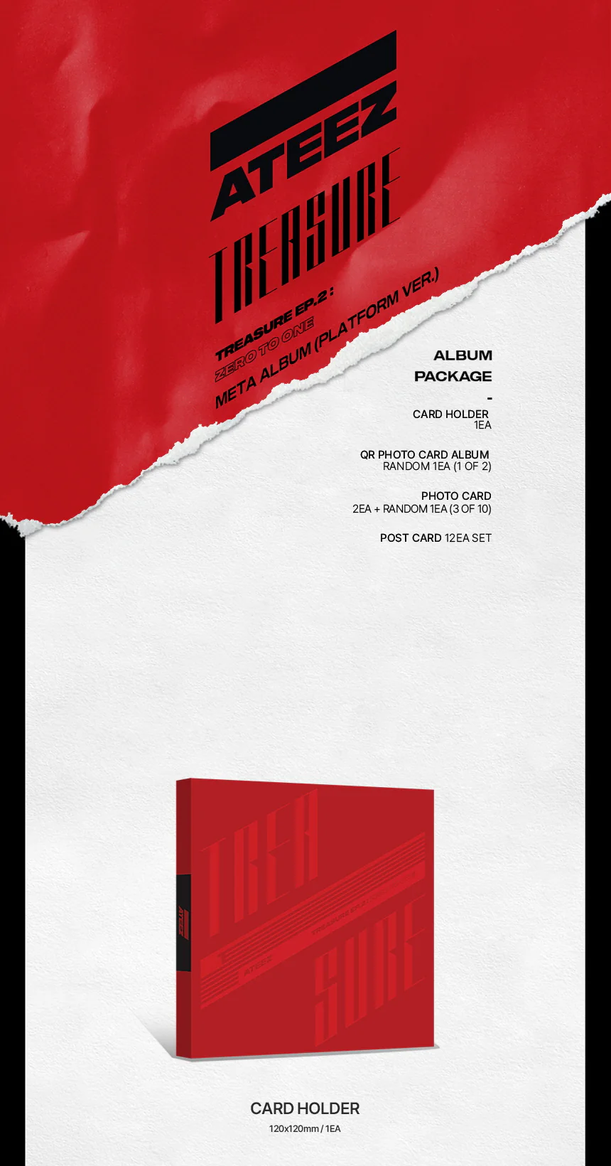 ATEEZ - TREASURE EP.2 : Zero To One [META ALBUM (Platform ver.)] - Image 2