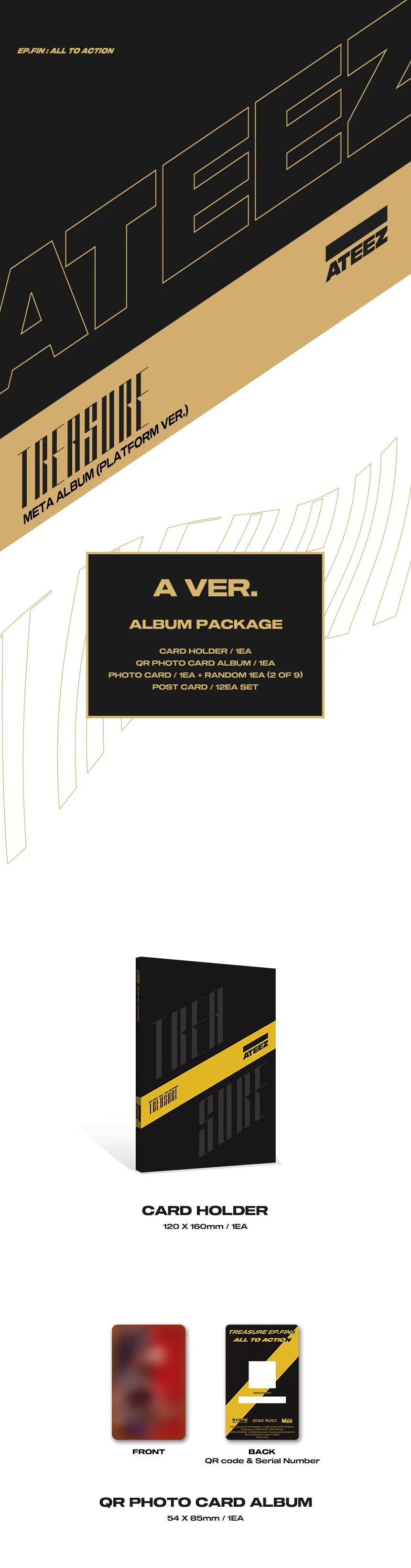ATEEZ - TREASURE EP.FIN : All To Action [META ALBUM (Platform ver.)] - Image 2