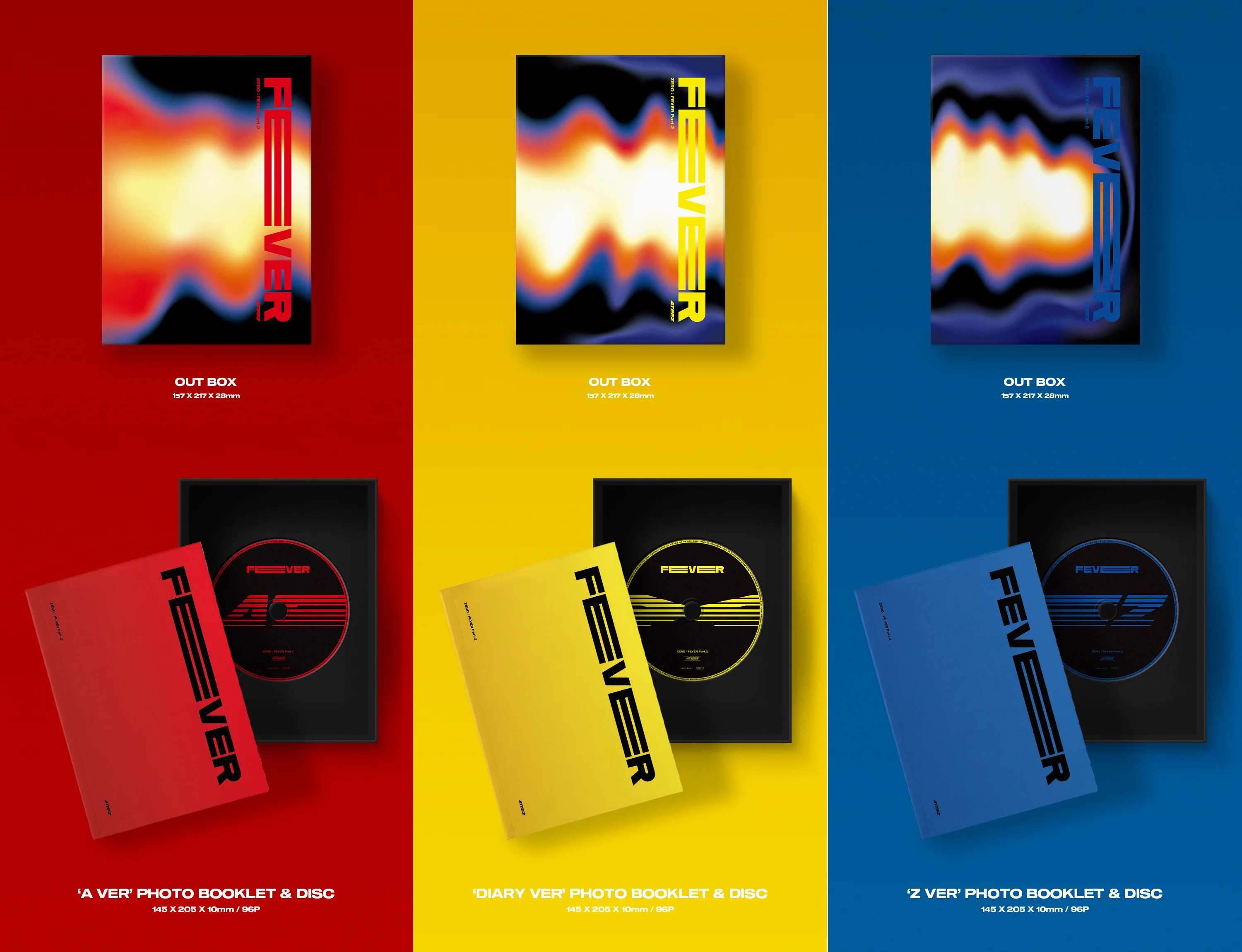 ATEEZ - ZERO : FEVER Part.2 Album+Extra Photocards Set - Image 3