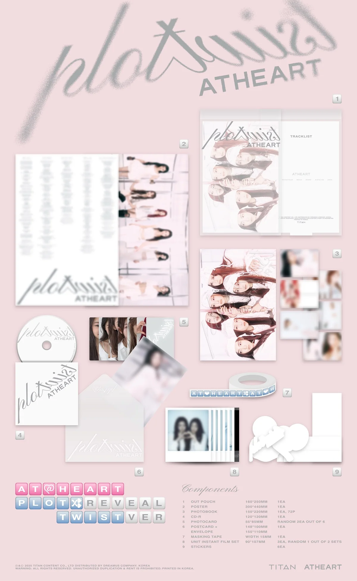 AtHeart - Plot Twist [Reveal Ver.] 1st EP Album - Image 2