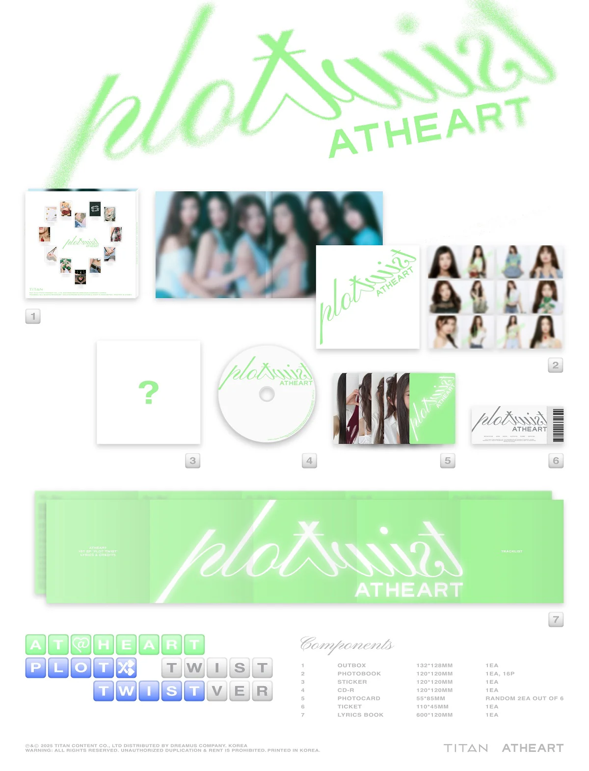 AtHeart - Plot Twist [Twist Ver.] 1st EP Album - Image 2