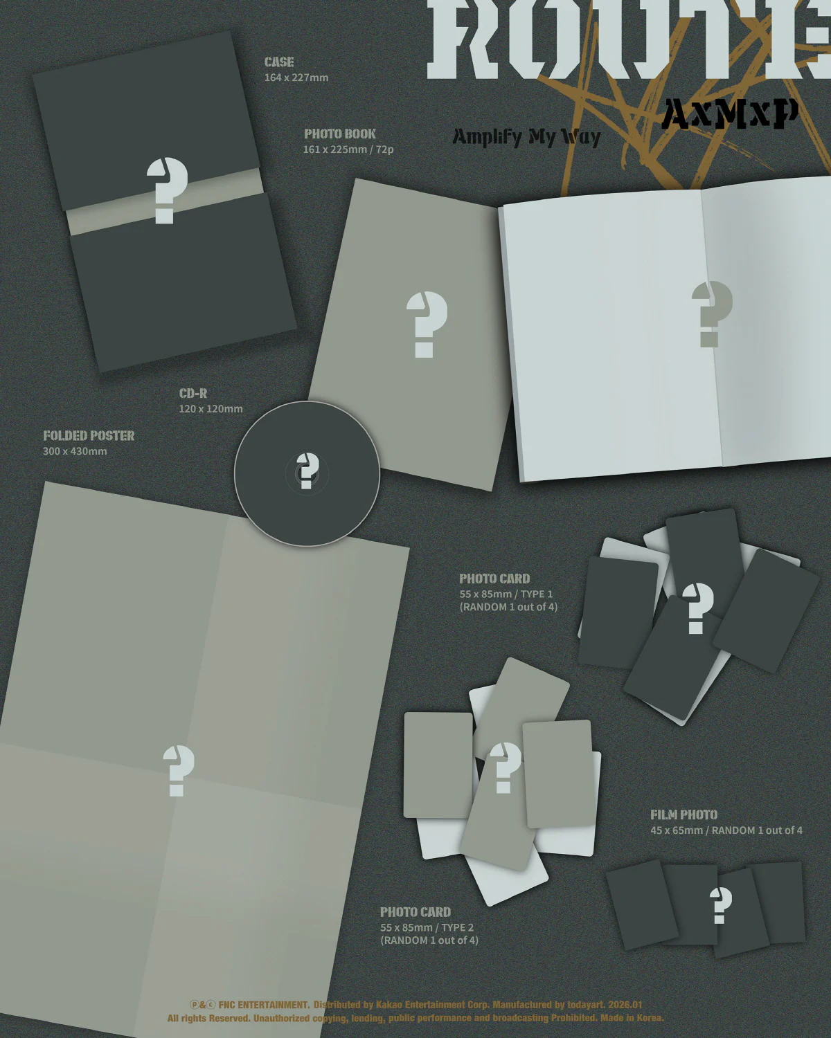 AxMxP - 1st Mini Album Amplify My Way [ROUTE ver.] - Image 2
