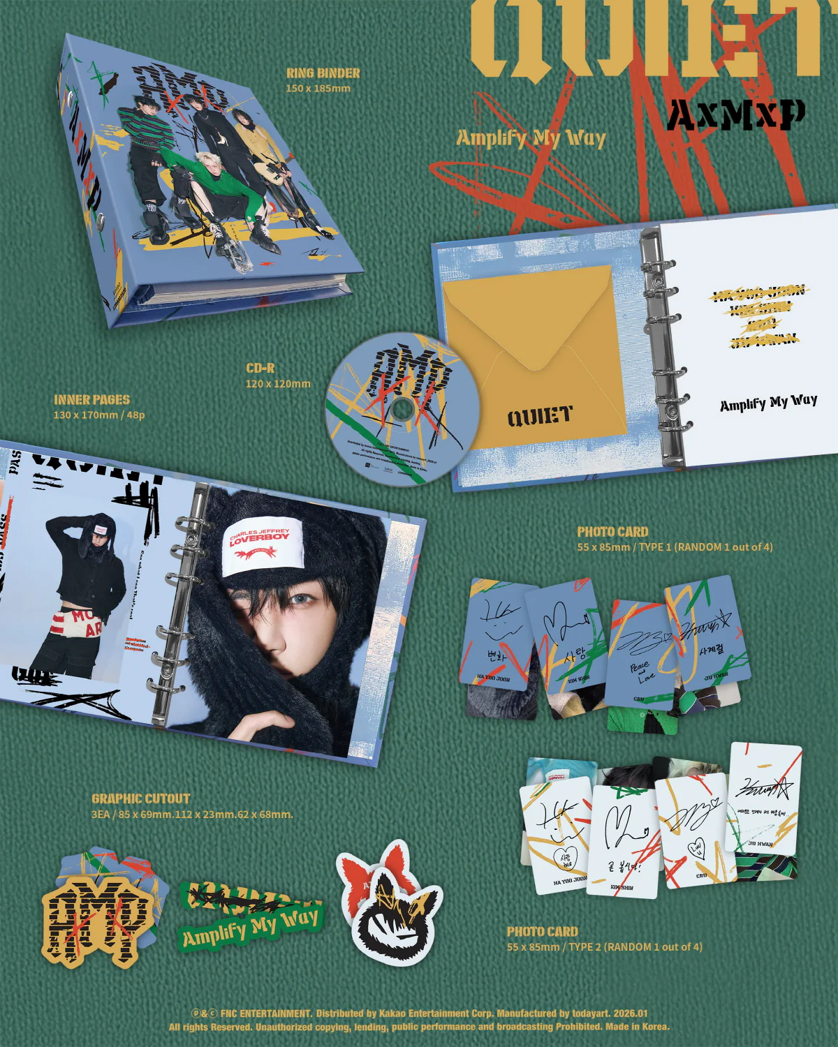 AxMxP - 1st Mini Album Amplify My Way [QUIET ver.] - Image 2
