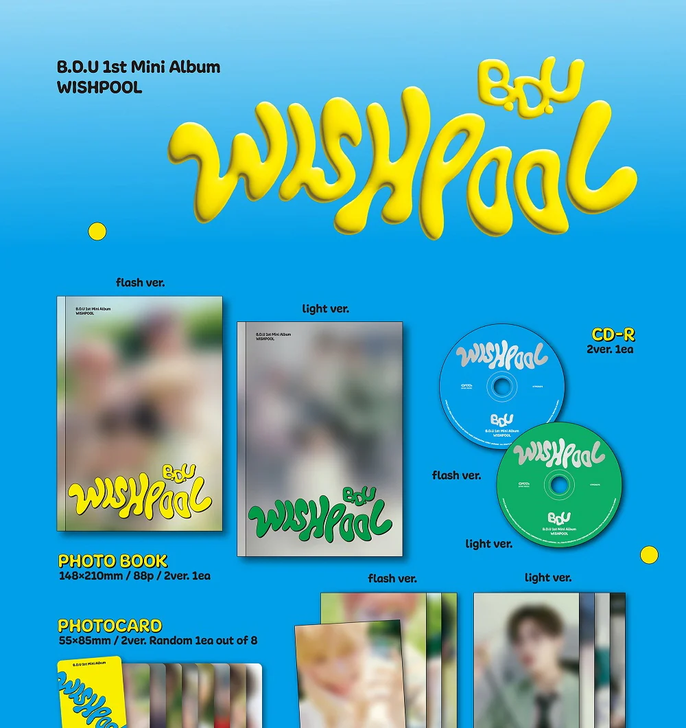 B.D.U BDU - 1st Mini Album Wishpool CD - Image 2