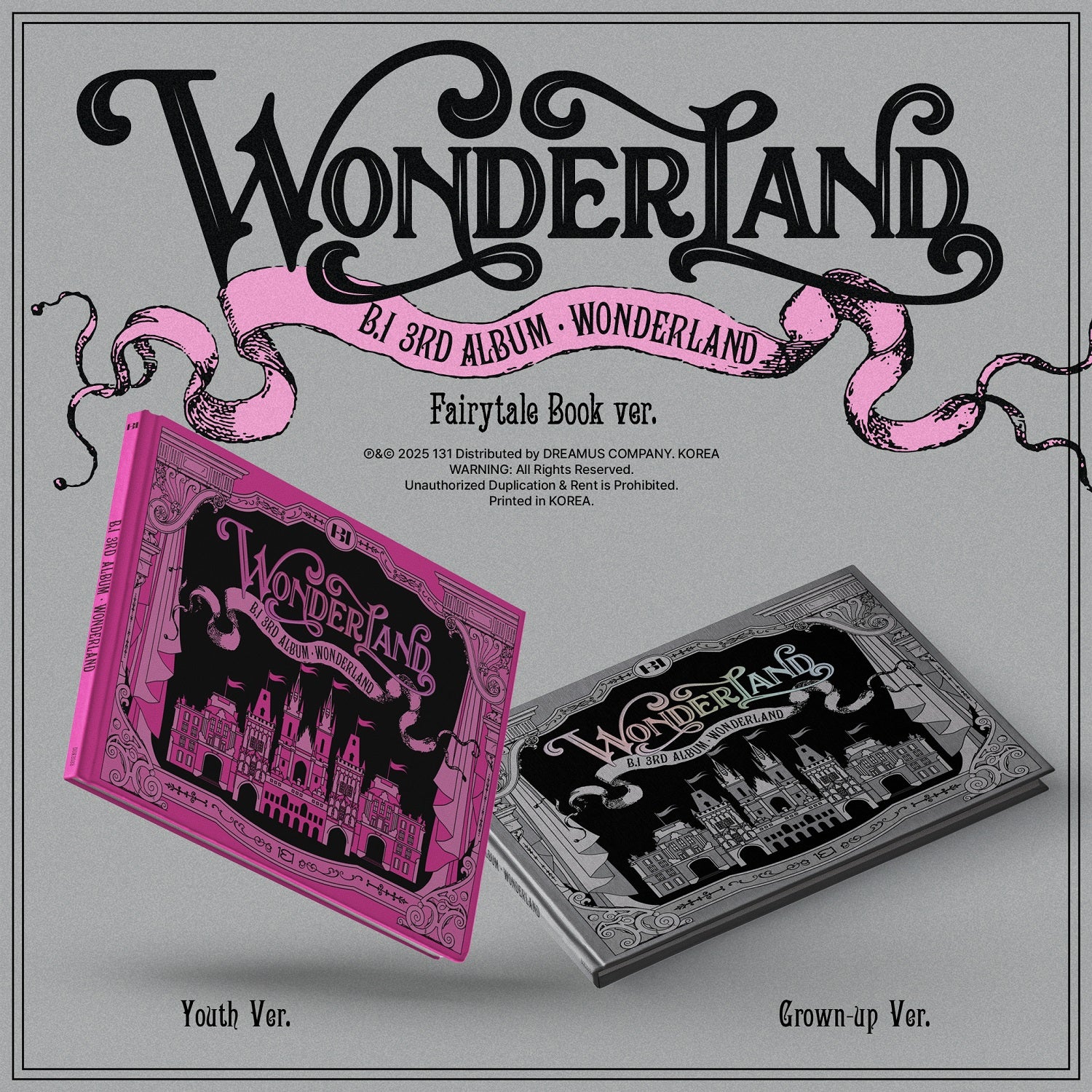 B.I - Vol.3 WONDERLAND [Fairy tale Ver] CD