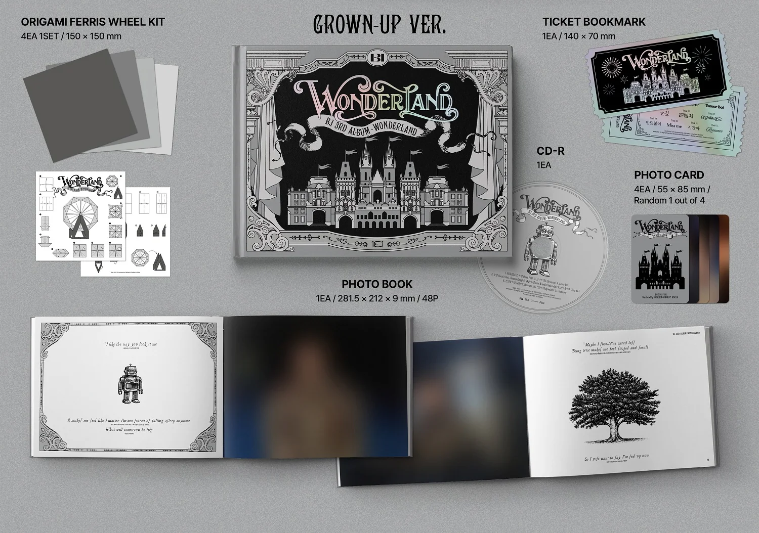 B.I - Vol.3 WONDERLAND [Fairy tale Ver] CD - Image 3