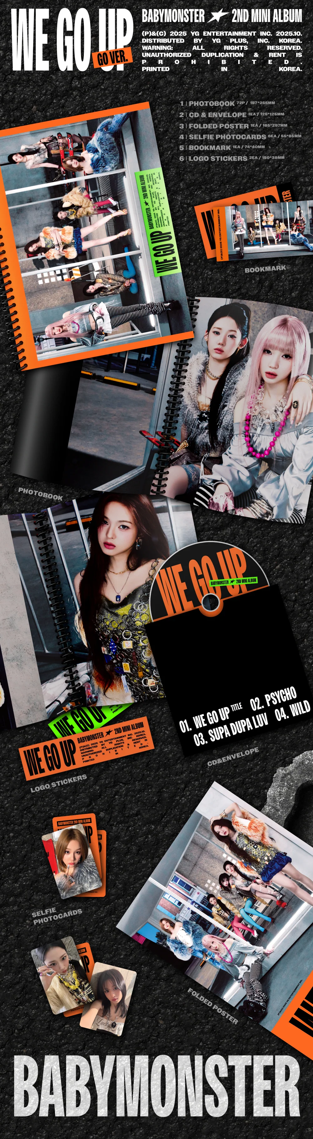 BABYMONSTER - 2nd Mini Album WE GO UP - Image 5