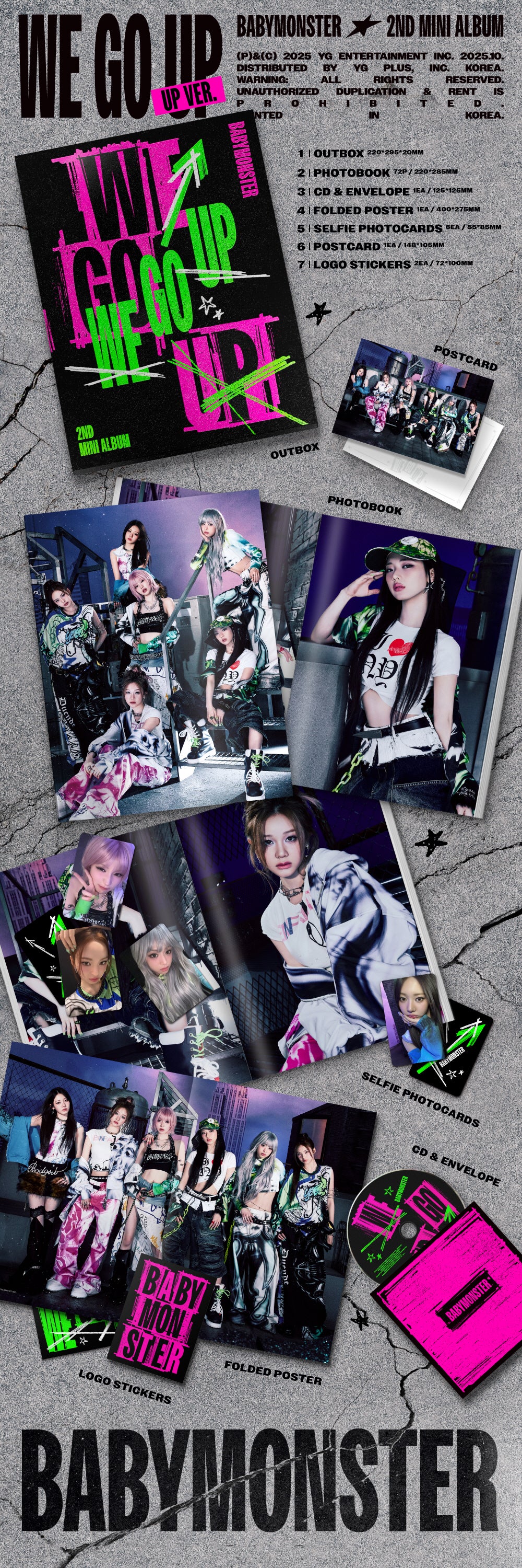 BABYMONSTER - 2nd Mini Album WE GO UP - Image 7