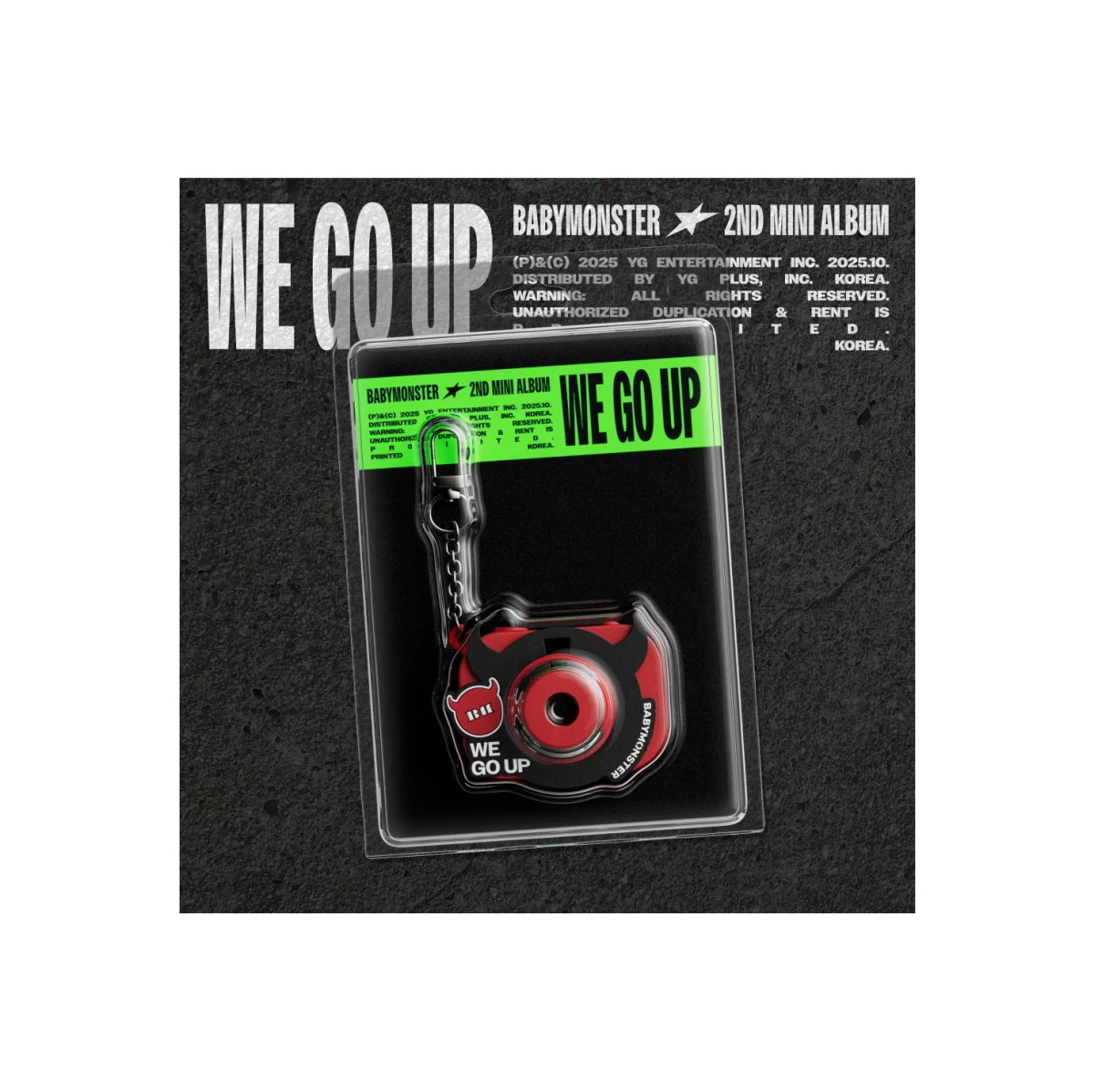 BABYMONSTER - 2nd Mini Album WE GO UP [MINI BEAM KEYRING Ver.] - Image 3