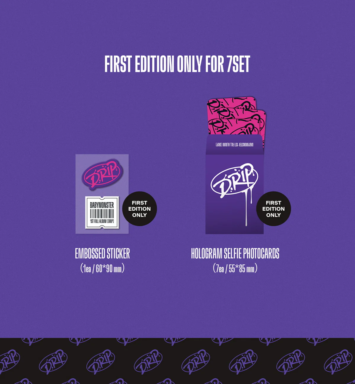 BABYMONSTER - DRIP [YG TAG ALBUM Ver.] 1st FULL ALBUM - Image 4