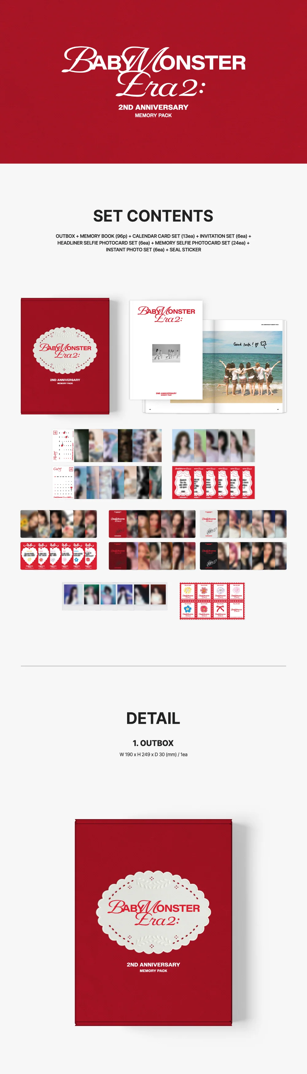 BABYMONSTER : ERA II | BABYMONSTER 2nd Anniversary Memory Pack - Image 2