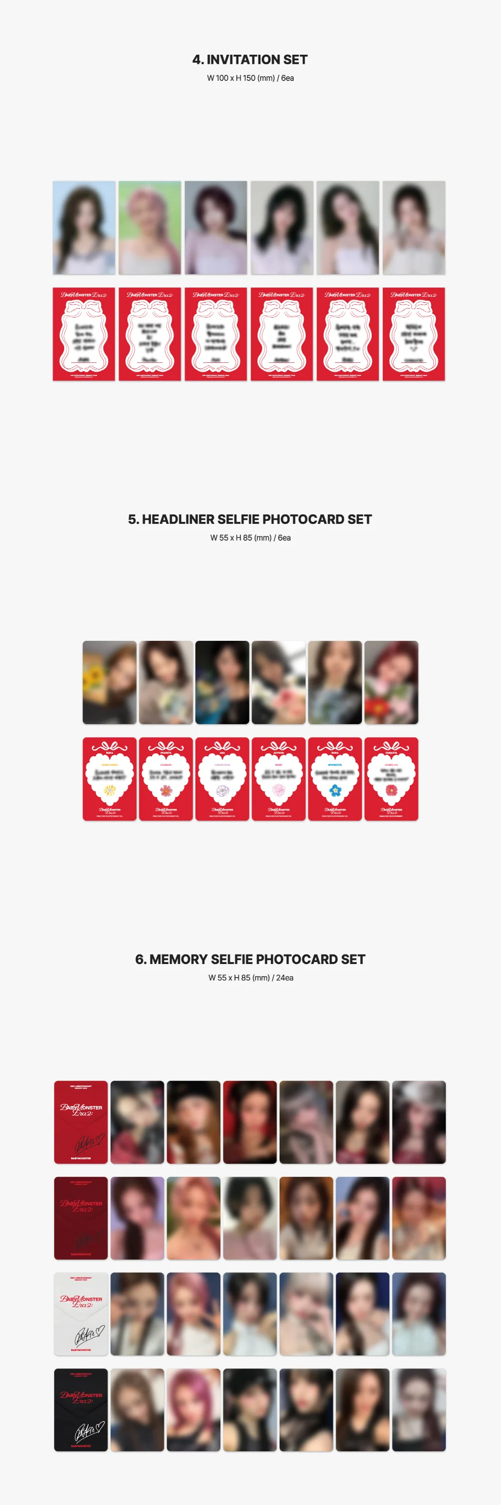 BABYMONSTER : ERA II | BABYMONSTER 2nd Anniversary Memory Pack - Image 4