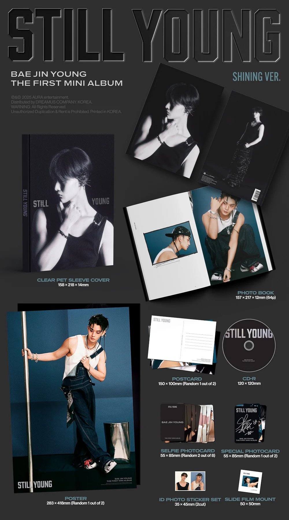 Bae Jin Young - 1st Mini Album Still Young CD - Image 4