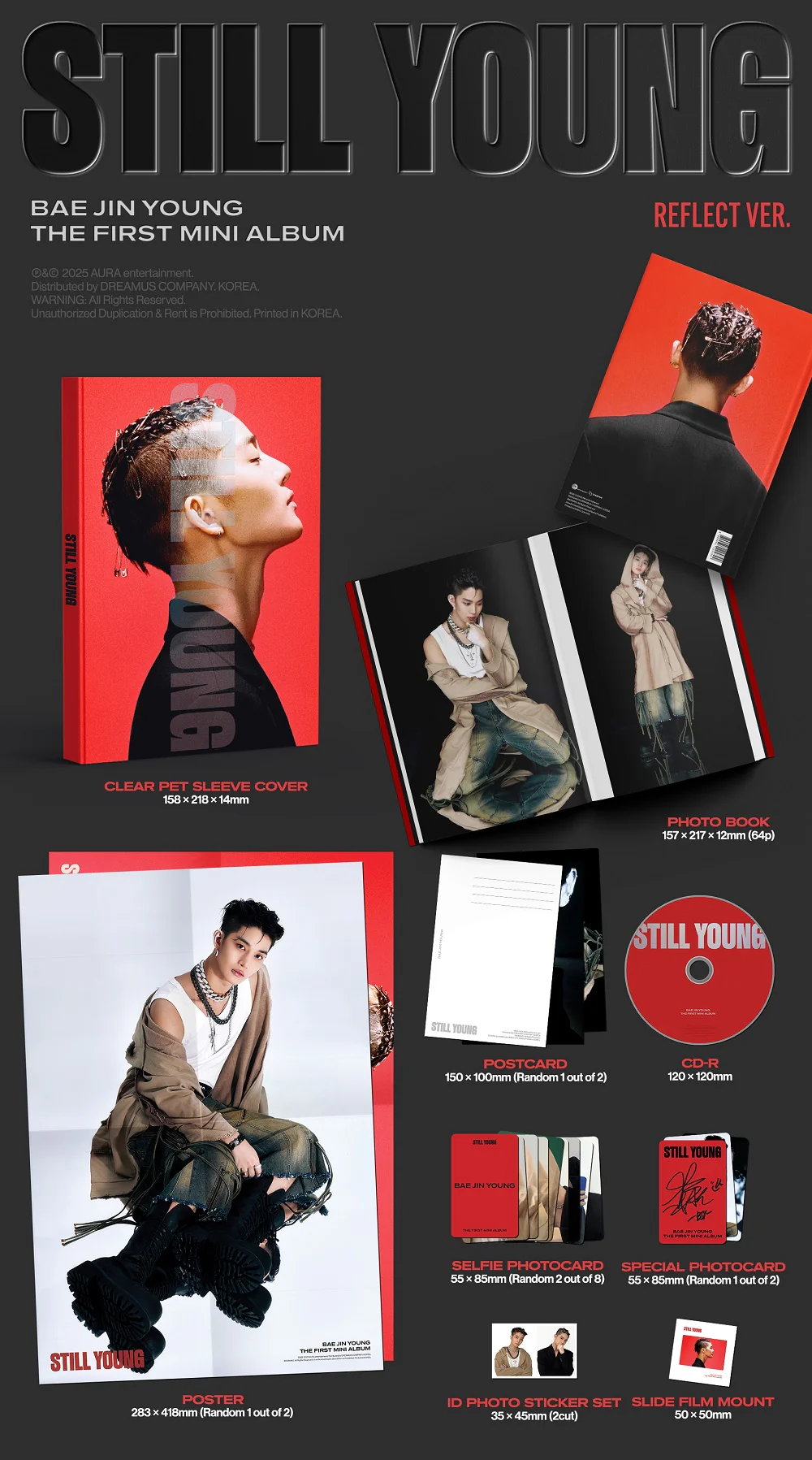 Bae Jin Young - 1st Mini Album Still Young CD - Image 5