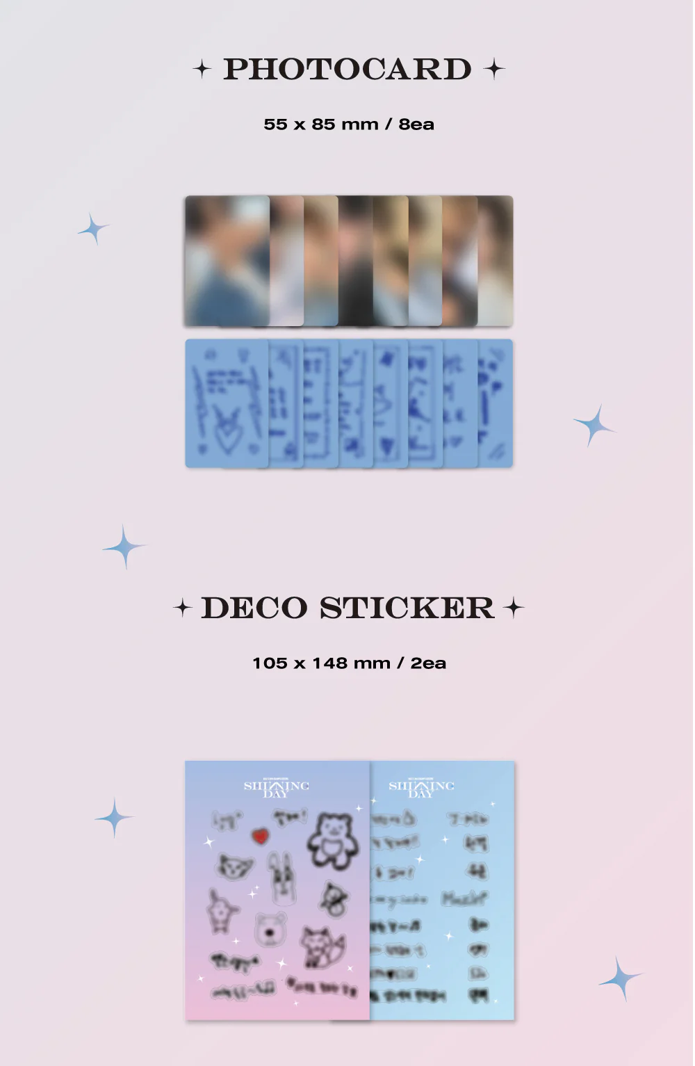 BAE173 - 2024 SEASON'S GREETINGS [SHINNING DAY] - DESK CALENDAR ver. + P.O.B - Image 4