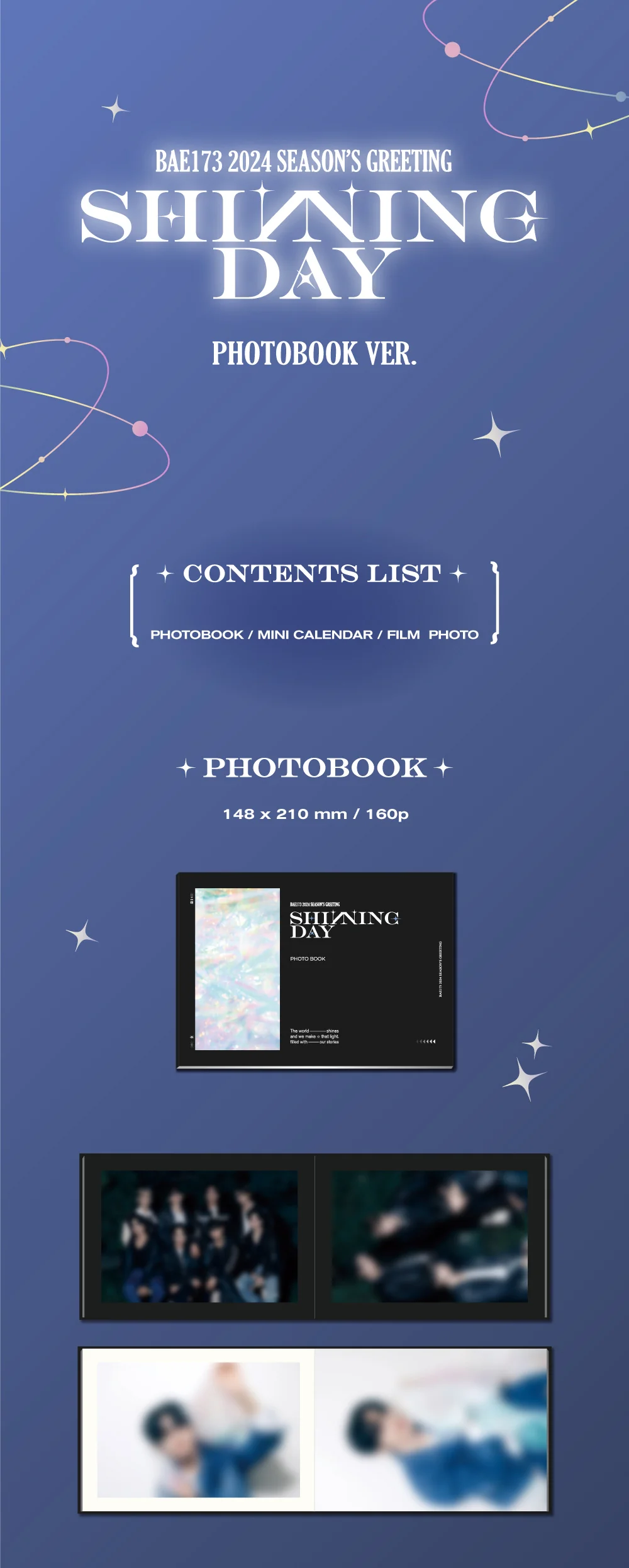 BAE173 - 2024 SEASON'S GREETINGS [SHINNING DAY] - PHOTOBOOK ver. - Image 2