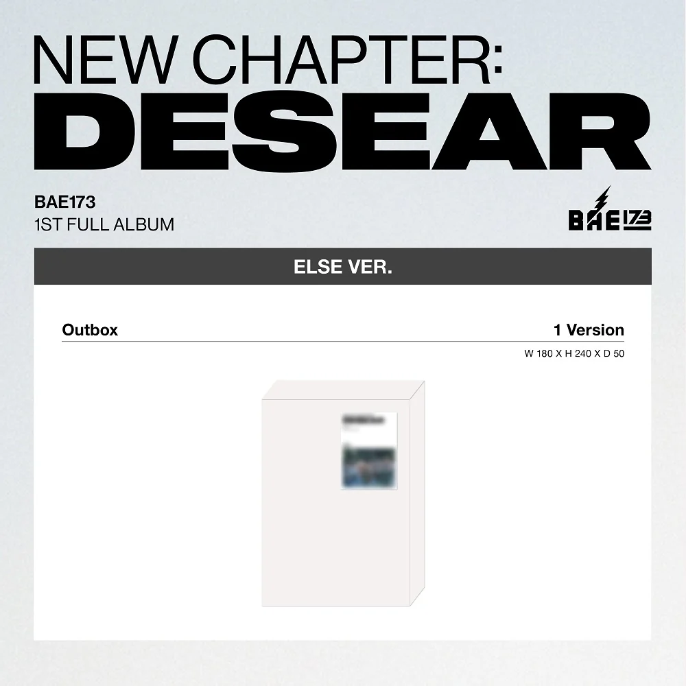BAE173 - Vol.1 New Chapter : Desear Else Ever ver.