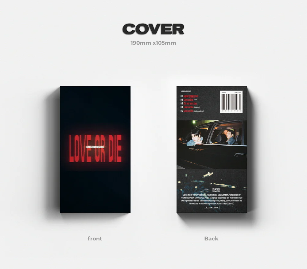 BAEKHO & BIGONE - Single Album Love or Die CD - Image 3